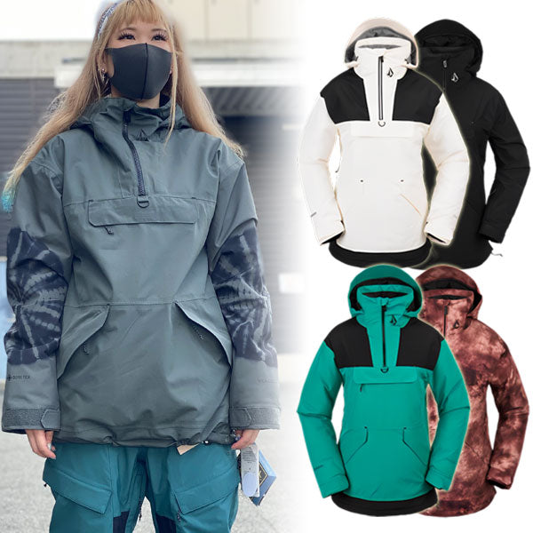 23-24 VOLCOM/ボルコム FERN INS GORE pullover レディース 防水