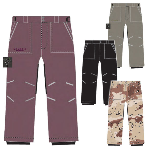 24-25 NOMADIK/ノマディック THICK pant メンズ レディース 防水パンツ 24-25 NOMADIK/ノマディック THICK pant メンズ レディース 防水パンツ
