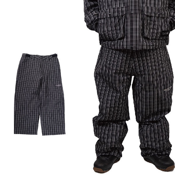NOMADIK ブラック スノーボードパンツ NOMADIK ノマディック シックパンツ THICK PANTS スノーボード ウェア