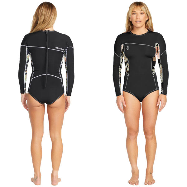 2024継続 VOLCOM WOMENS MODULATOR 1MM LONG ARM BACK ZIP WETSUIT