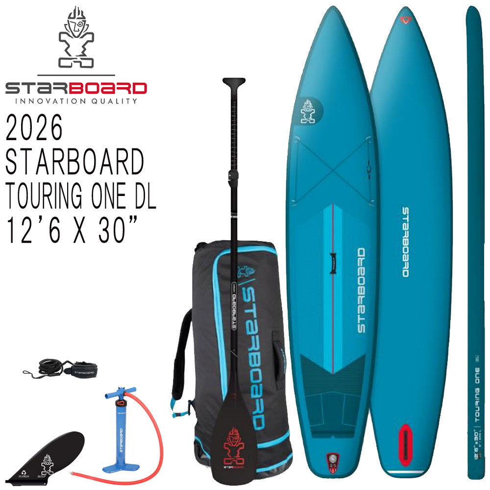 2026 STARBOARD TOURING ONE WITH PADDLE DELUXE LITE 12'6 X 30