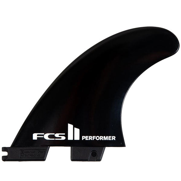 FCS2 PERFORMER GLASS FLEX GF TRI FINS BLACK / FCSII エフシーエス2