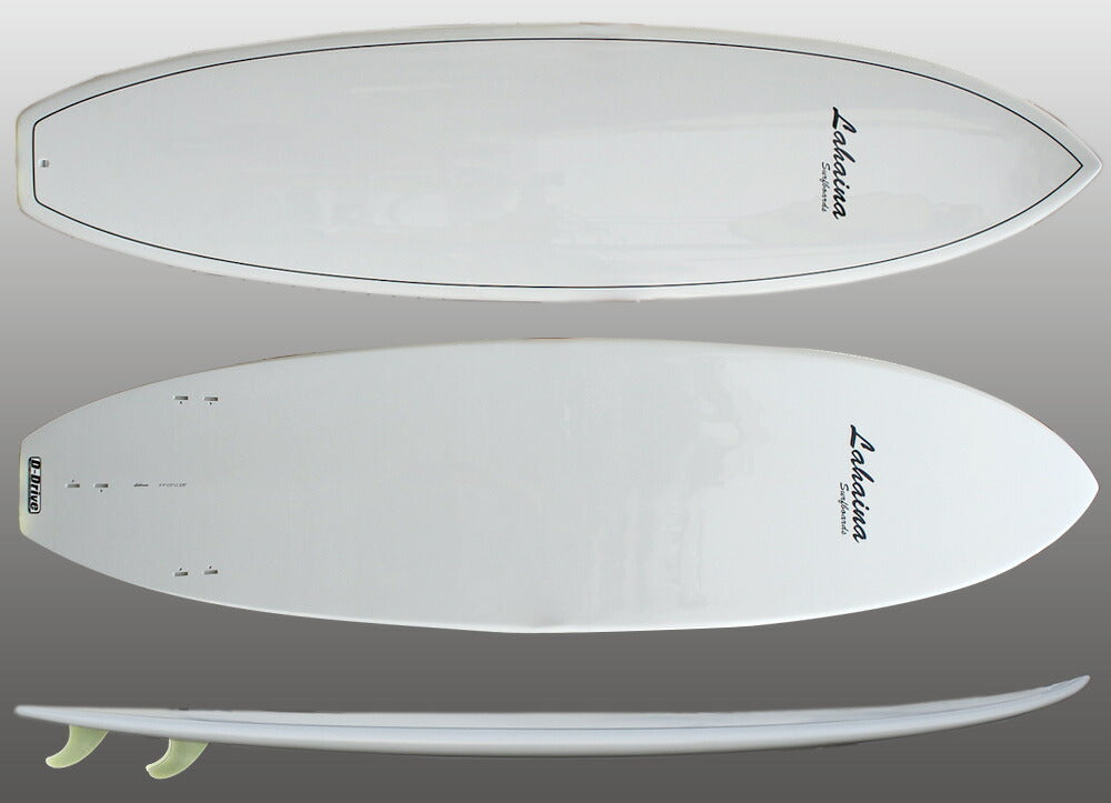 西濃運輸営業所止め サーフボード ラハイナ/LAHAINA 6'8 L3 ファンボード グレー 送料無料