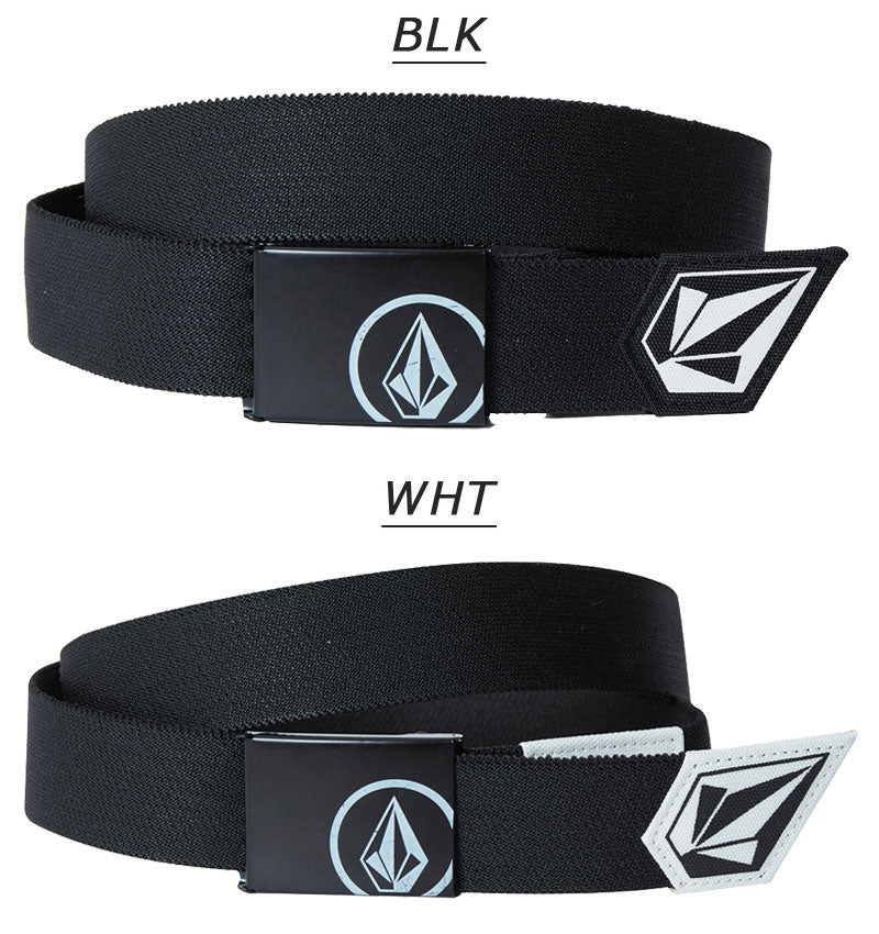 19-20 VOLCOM / ボルコム Stone Stretch Web Belt ストレッチ伸縮 ベルト メンズ レディース スノーボード メール便対応