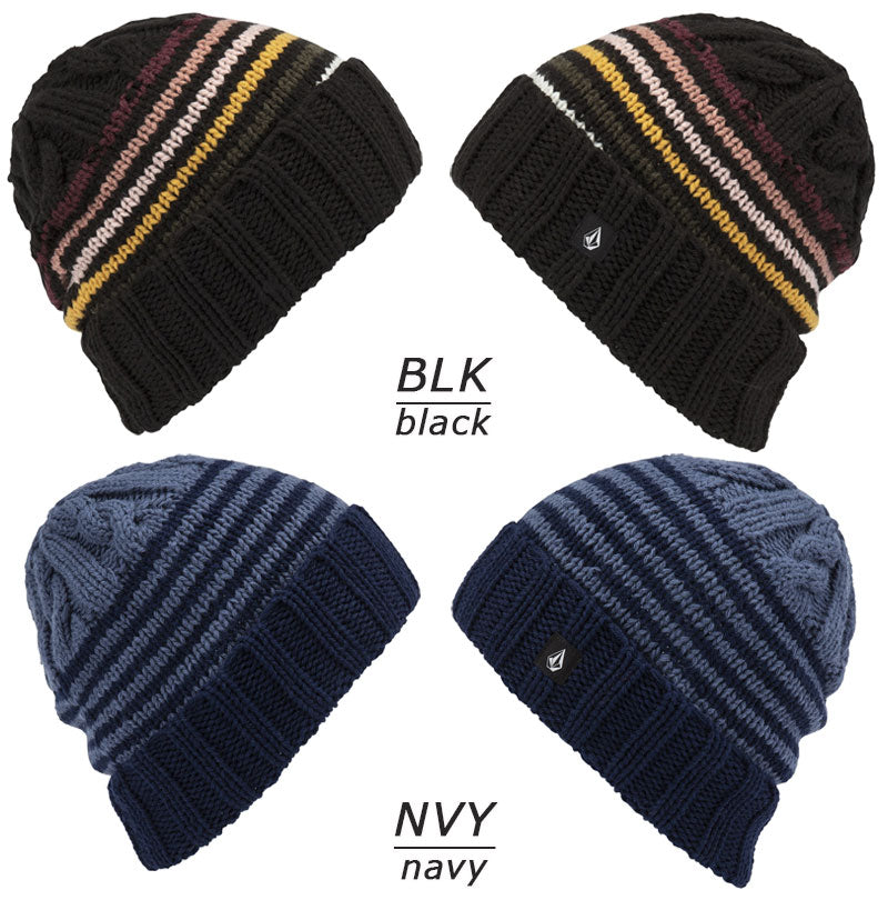 19-20 VOLCOM / ボルコム WILTERN BEANIE ビーニー ニット 帽子 レディース スノーボード スキー メール便対応