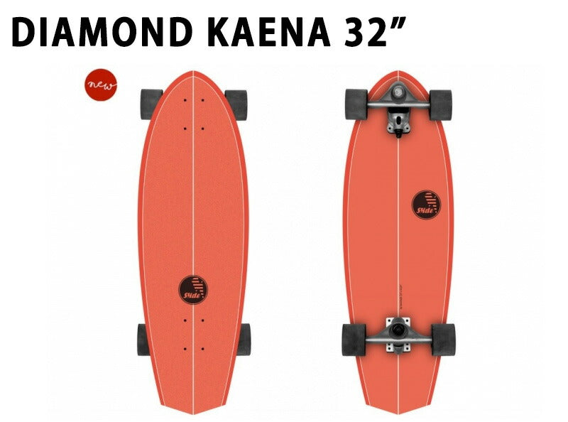 SLIDE / スライド DIAMOND KAENA 32inch SKATE サーフスケート ロングスケートボード ロングボード スケボー オフトレ SURFSKATE