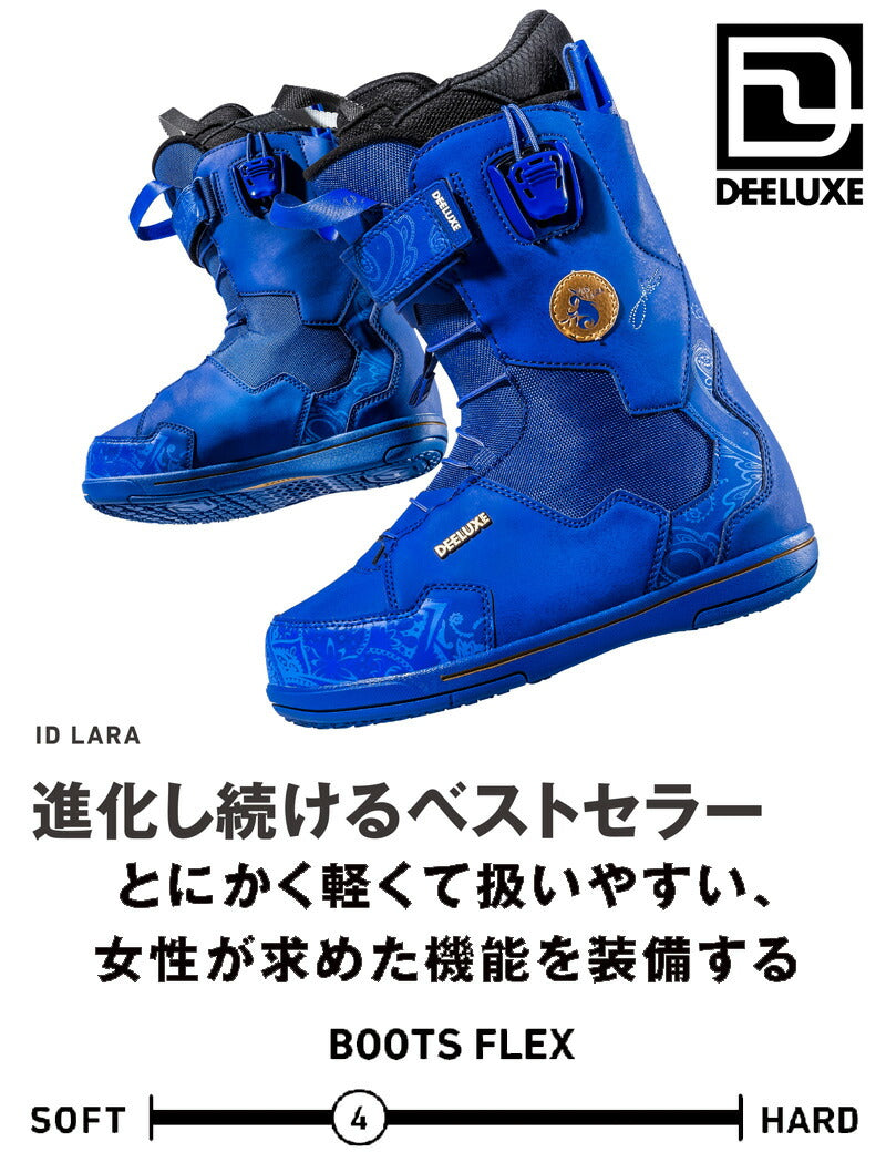 21-22 DEELUXE / ディーラックス ID LARA s3 レディース スピードレース ブーツ 熱成型対応ジャパンフィット スノーボード 2022