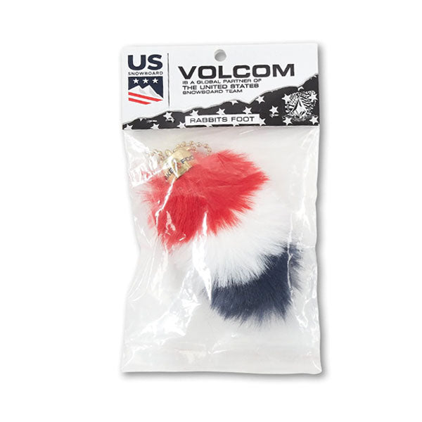 VOLCOM / ボルコム USST LUCKY FAUX RABBIT FOOT キーホルダー アクセサリー メール便対応