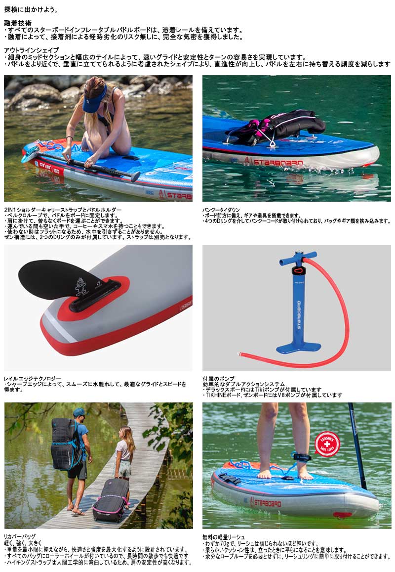 【セット】2022 STARBOARD TOURING DSC TIKHINE WAVE 12'6 X 28 / スターボード ツーリング シングルチャンバー SUP インフレータブル パドルボード サップ カーボンパドル+ベスト特典セット