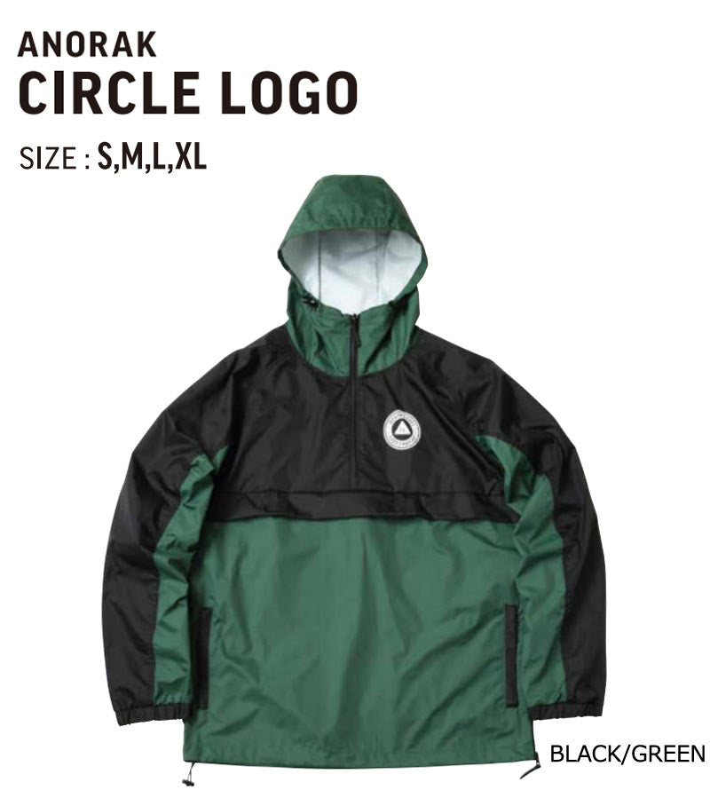 即出荷 22-23 DEATHLABEL/デスレーベル ANORAK CIRCLE LOGO メンズ レディース フーディー プルオーバー スノーボード 2023