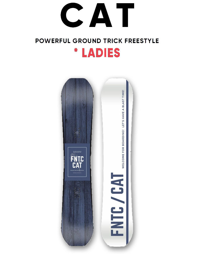 FNTC CAT レディース139cm 22-23モデル　スノーボード 22-23 FNTC / エフエヌティーシー CAT LADIES レイトプロジェクト