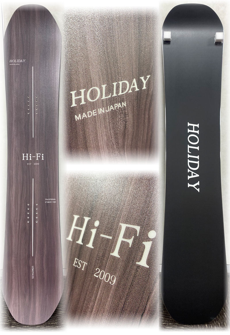 22-23 HOLIDAY/ホリデー Hi-Fi ハイファイ メンズ レディース スノーボード グラトリ パーク 板 2023 型落ち