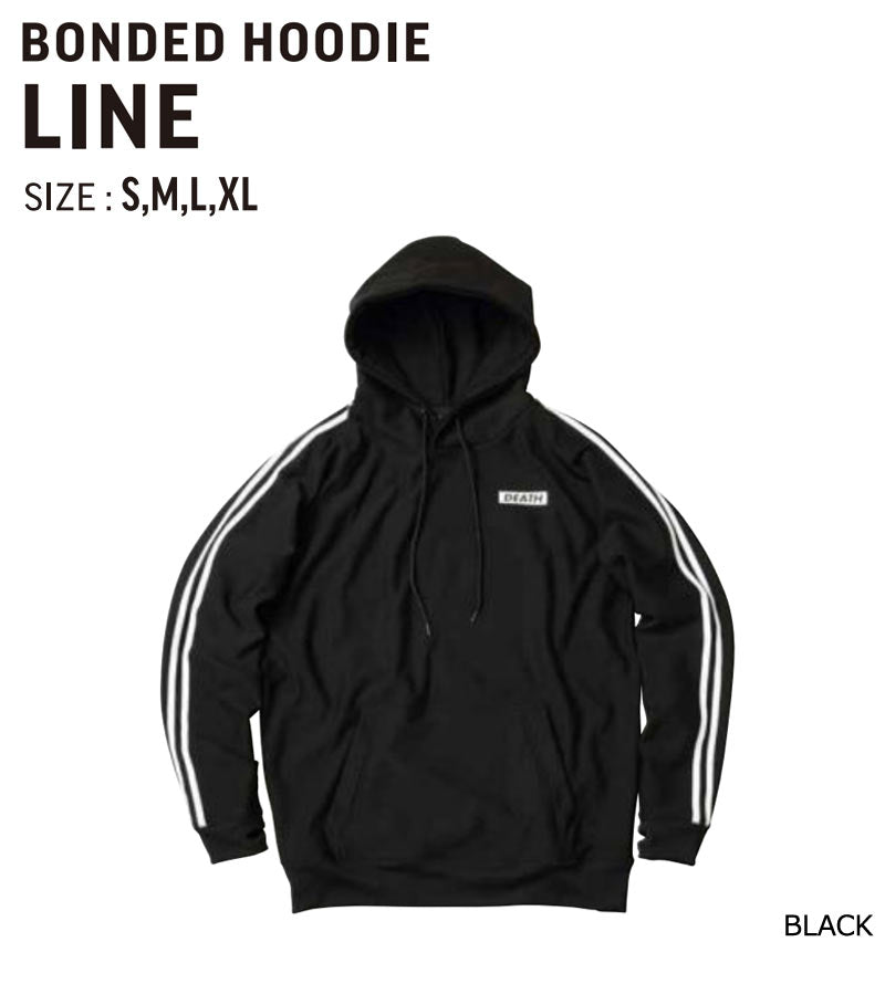 即出荷 22-23 DEATHLABEL/デスレーベル BONDED HOODIE LINE メンズ レディース フーディー スノーボード 2023