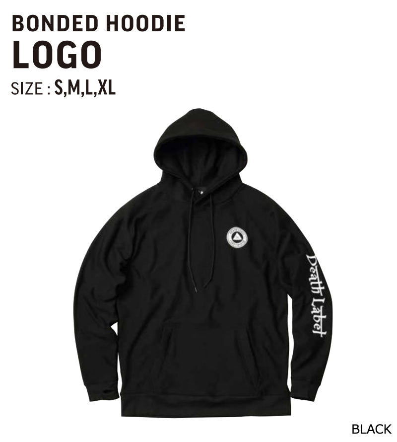 即出荷 22-23 DEATHLABEL/デスレーベル BONDED HOODIE LOGO メンズ レディース フーディー スノーボード 2023