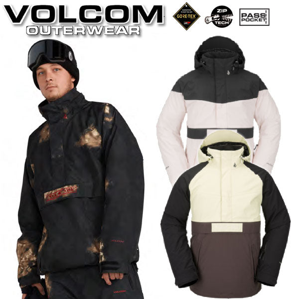 即出荷 22-23 VOLCOM/ボルコム MELO GORE-TEX pullover メンズ レディース 防水ゴアテックスプルオーバー スノーボードウェア スノーウェアー 2023