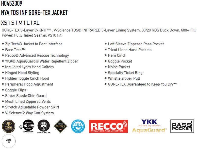 即出荷 22-23 VOLCOM/ボルコム NYA TDS INF GORE-TEX jacket レディース 防水ゴアテックスジャケット スノーボードウェア スノーウェアー 2023