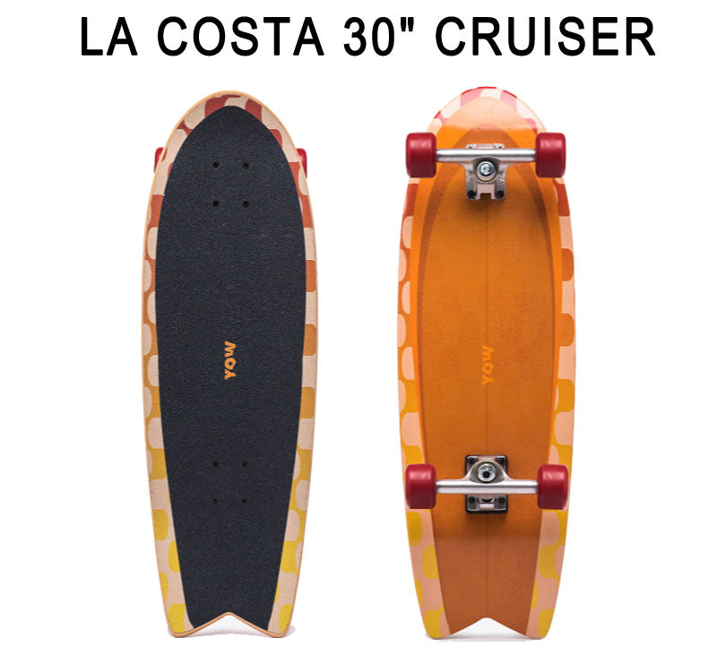 2023 YOW/ヤウ SKATE LA COSTA ラ・コスタ 30inc クルーザー サーフスケート ロングスケートボード ロングボード スケボー オフトレ