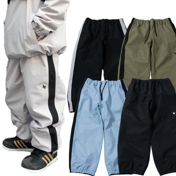 23-24 AA HARDWEAR/ダブルエー TEAM TRACK PANTS チームトラックパンツ メンズ レディース 防水パンツ スノーボードウェア スノーウェアー 2024