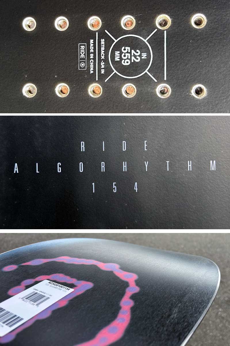 RIDE/ライド ALGORHYTHM アルゴリズム 154 スノーボード 板 楽天市場】【楽天SS特別ポイント】24-25 RIDE/ライド ALGORHYTHM