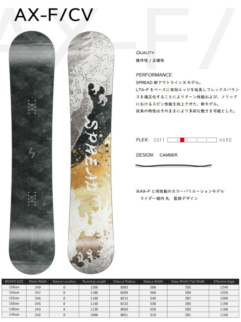 23-24 SPREAD / スプレッド AX-F CV エーエックスエフ メンズ