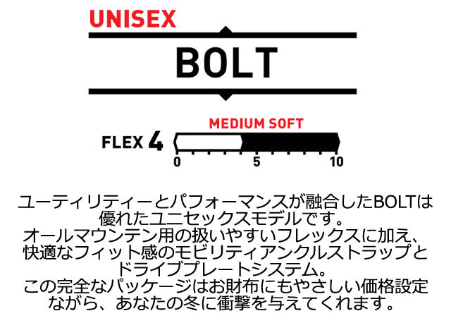 23-24 BENT METAL / ベントメタル BOLT ボルト メンズ レディース ビンディング バインディング スノーボード 2024