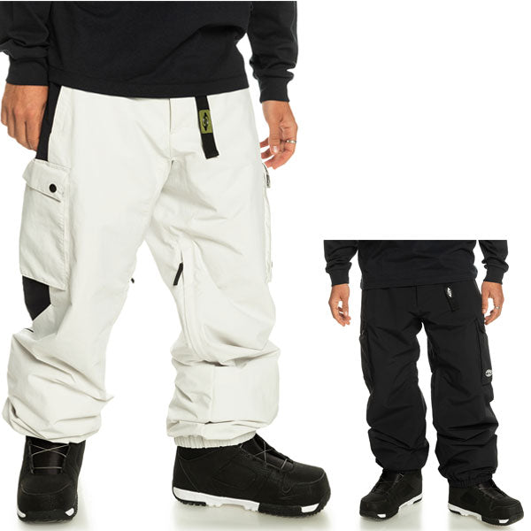 23-24 QUIKSILVER/クイックシルバー SNOW DOWN CARGO PANT スノーダウンカーゴパンツ HIGH ALTITUBE メンズ レディース 防水パンツ スノーボードウェア スノーウェアー 2024