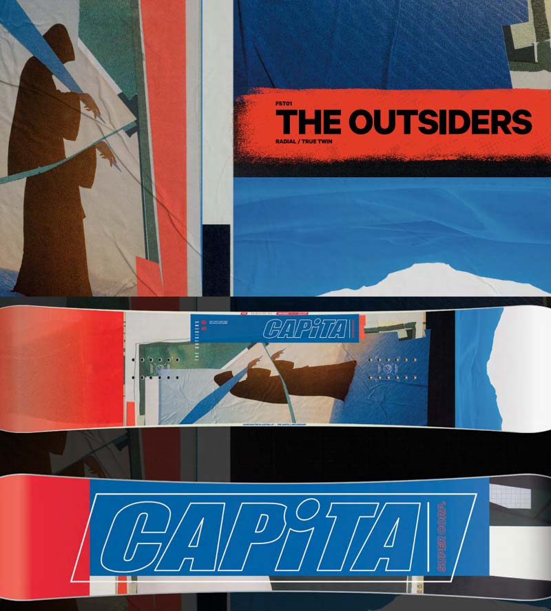 23-24 CAPITA / キャピタ THE OUTSIDERS アウトサイダース メンズ レディース スノーボード パーク 板 2024