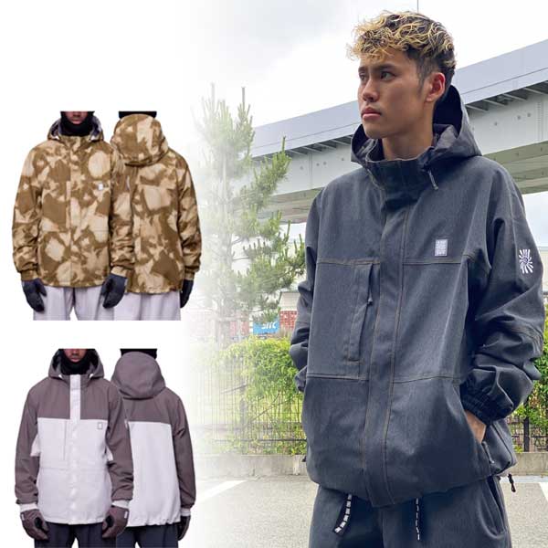 23-24 SIX EIGHT SIX/686 DOJO JACKET ドウジョウジャケット フォレスト・ベイリー メンズ レディース 防水パンツ スノーボードウェア スノーウェアー 2024