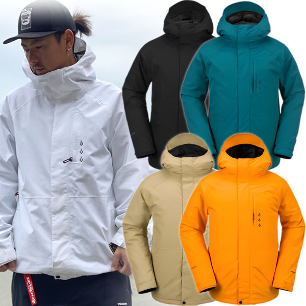 23-24 VOLCOM/ボルコム DUA GORE-TEX jacket メンズ レディース 防水ゴアテックスジャケット スノーボードウェア スノーウェアー 2024