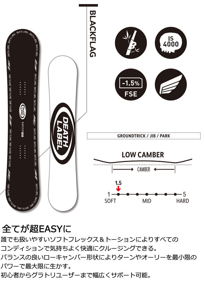 23-24 DEATH LABEL / デスレーベル BLACK FLAG ブラックフラッグ