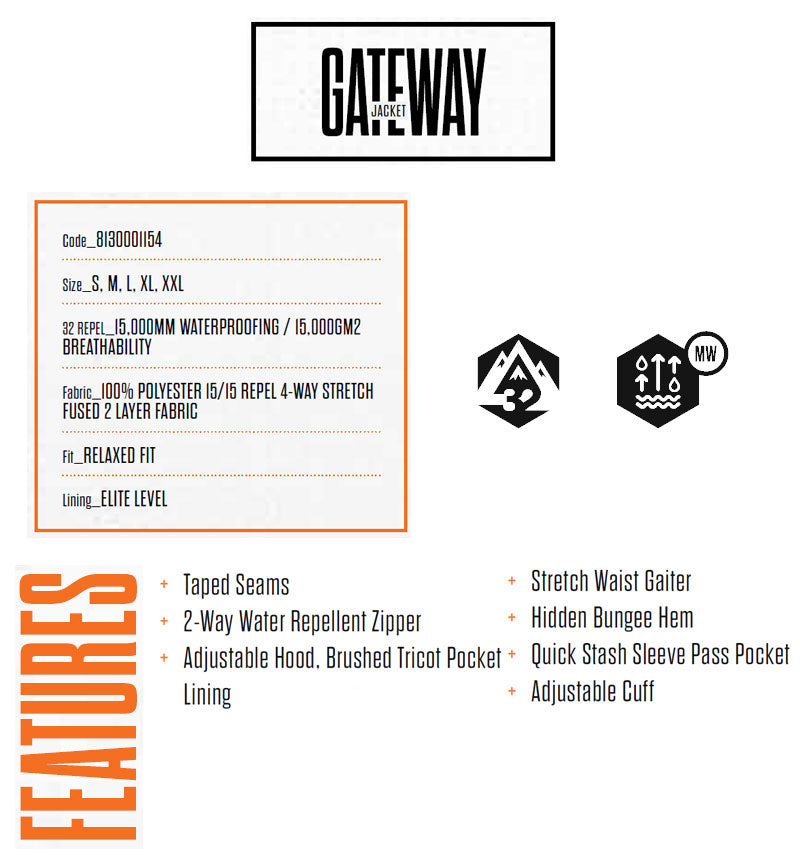 23-24 THIRTYTWO/サーティーツー GATEWAY jacket ゲートウェイジャケット メンズ レディース 防水ジャケット スノーボードウェア スノーウェアー 2024 型落ち