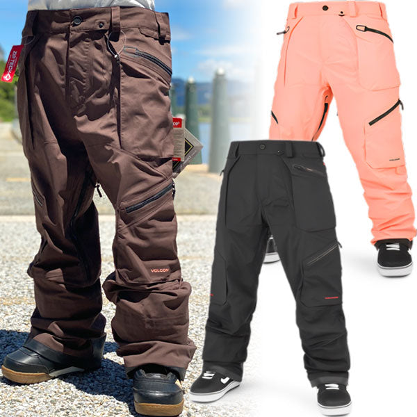 23-24 VOLCOM/ボルコム GUCH STRETCH GORE pant メンズ レディース ブライアン・イグチ 防水ゴアテックスジャケット スノーボードウェア スノーウェアー 2024