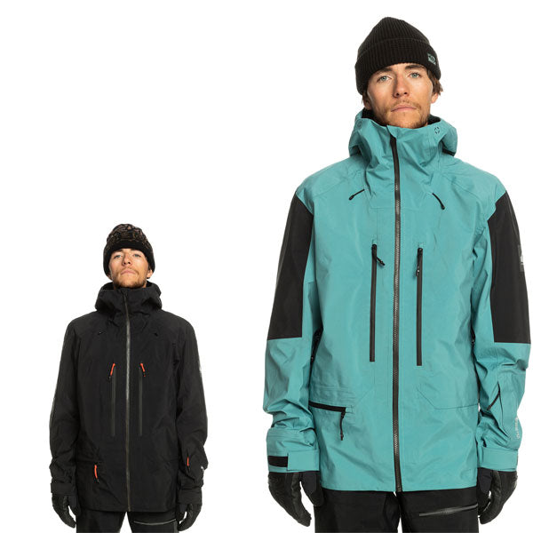 23-24 QUIKSILVER/クイックシルバー HIGHLINE PRO TRAVIS RICE 3L GORE-TEX JACKET ハイラインプロ トラビスライス ゴアテックスジャケット GORE-TEX メンズ レディース 防水ジャケット スノーボードウェア スノーウェアー 2024