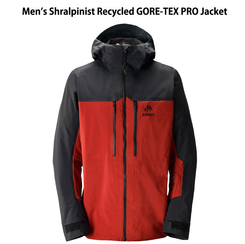 23-24 JONES/ジョーンズ Shralpinist Recycled GORE-TEX PRO シャルピニスト メンズ レディース ゴアテックス ジャケット スノーボードウェア 2024