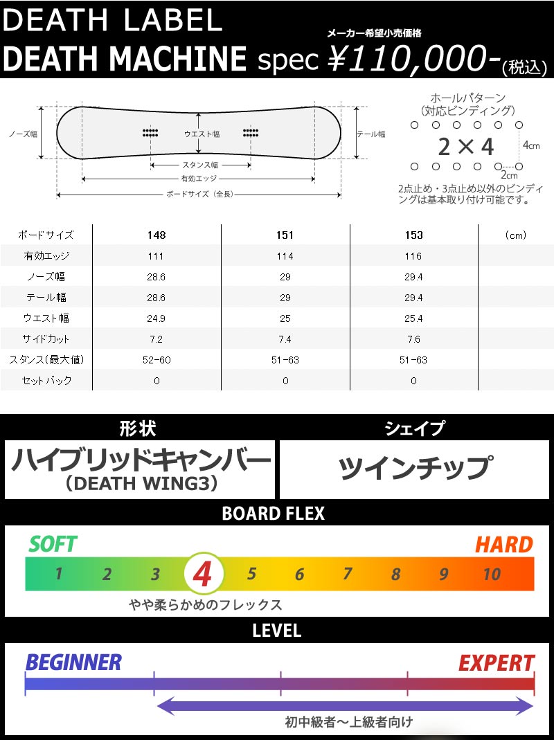 23-24 DEATH LABEL / デスレーベル DEATH MACHINE デスマシーン メンズ