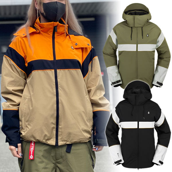 23-24 VOLCOM/ボルコムMELANCON GORE-TEX jacket レディース 防水ゴアテックスジャケット スノーボードウェア スノーウェアー 2024