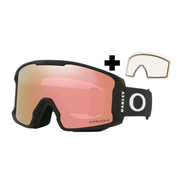 23-24 OAKLEY/オークリー LINE MINER M ラインマイナー メンズ レディース ゴーグル ハイコントラストレンズ スノーボード スキー 2024