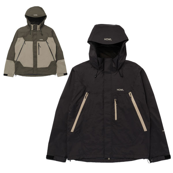 23-24 HOWL/ハウル SHELL SNOW jacket メンズ レディース 防水ジャケット スノーボードウェア スノーウェアー 2024 型落ち