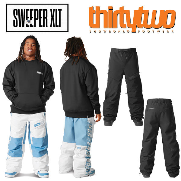 23-24 THIRTYTWO/サーティーツー SWEEPER XLT PANT ゼブ パウエル メンズ レディース 防水パンツ スノーボードウェア スノーウェアー 2024