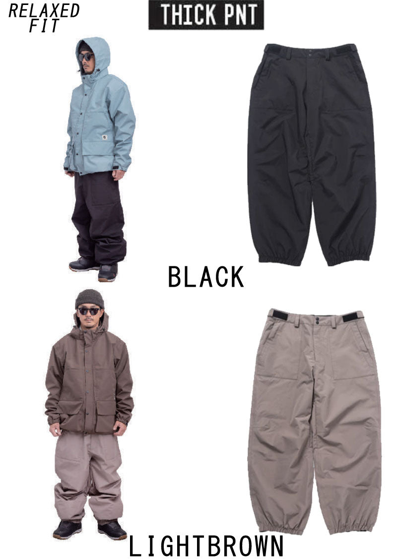 23-24 NOMADIK/ノマディック THICK pant メンズ レディース 防水パンツ スノーボードウェア スノーウェアー 2024