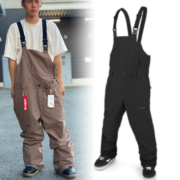 23-24 VOLCOM/ボルコム V.CO SPARTA BIB overall メンズ レディース 防水ビブパンツ スノーボードウェア スノーウェアー 2024