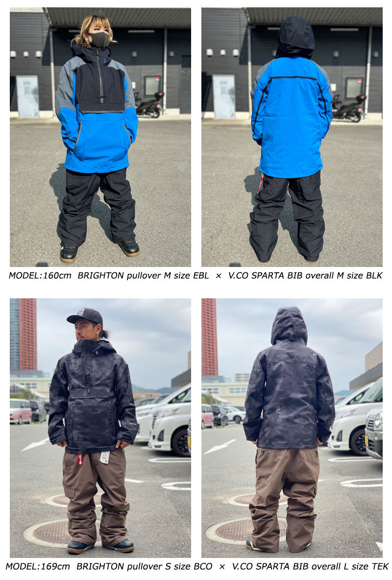 23-24 VOLCOM/ボルコム V.CO SPARTA BIB overall メンズ レディース