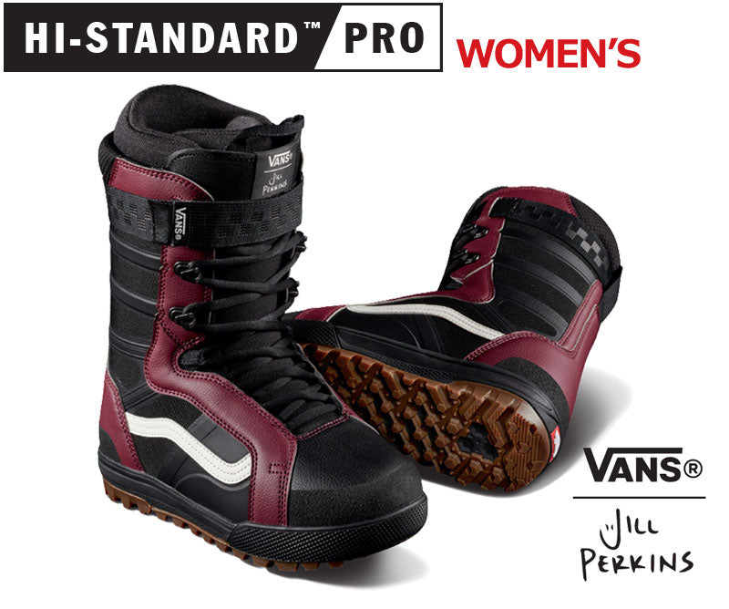 23-24 VANS/バンズ WS HI-STANDARD PRO ハイスタンダードプロ ジルパーキンス 紐 レース レディース ブーツ スノーボード 2024