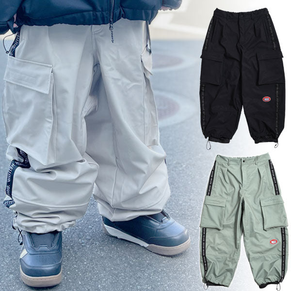 23-24 HELLOID/へロイド SOFTSHELL WIDE PANT ソフトシェルワイドパンツ メンズ レディース 防水パンツ スノーボードウェア スノーウェアー 2024