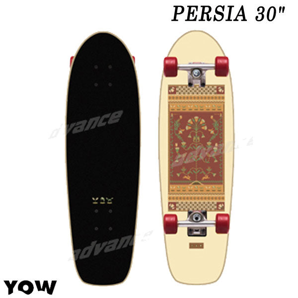 取り寄せ商品 YOW/ヤウ SKATE PERSIA ペルシア 29.5inc サーフスケート ロングスケートボード ロングボード スケボー