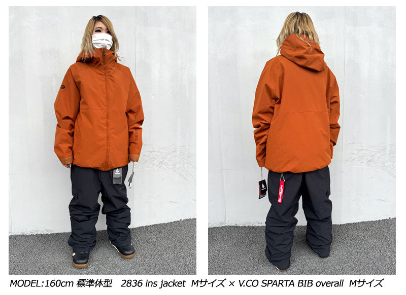 24-25 VOLCOM/ボルコム 2836 ins jacket メンズ レディース 防水