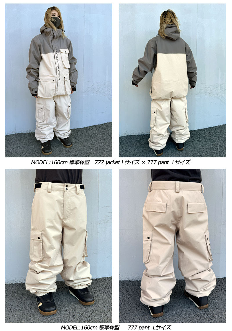 24-25 NOMADIK/ノマディック 777 pant メンズ レディース 防水パンツ