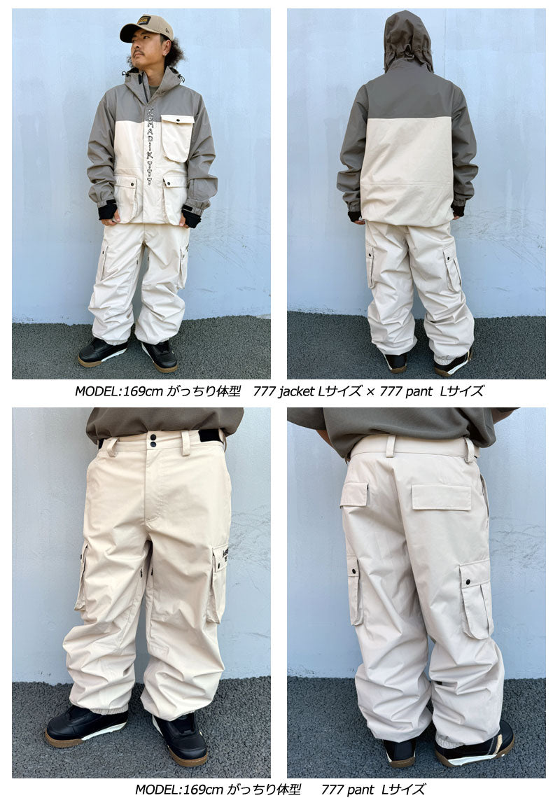 24-25 NOMADIK/ノマディック 777 pant メンズ レディース 防水パンツ