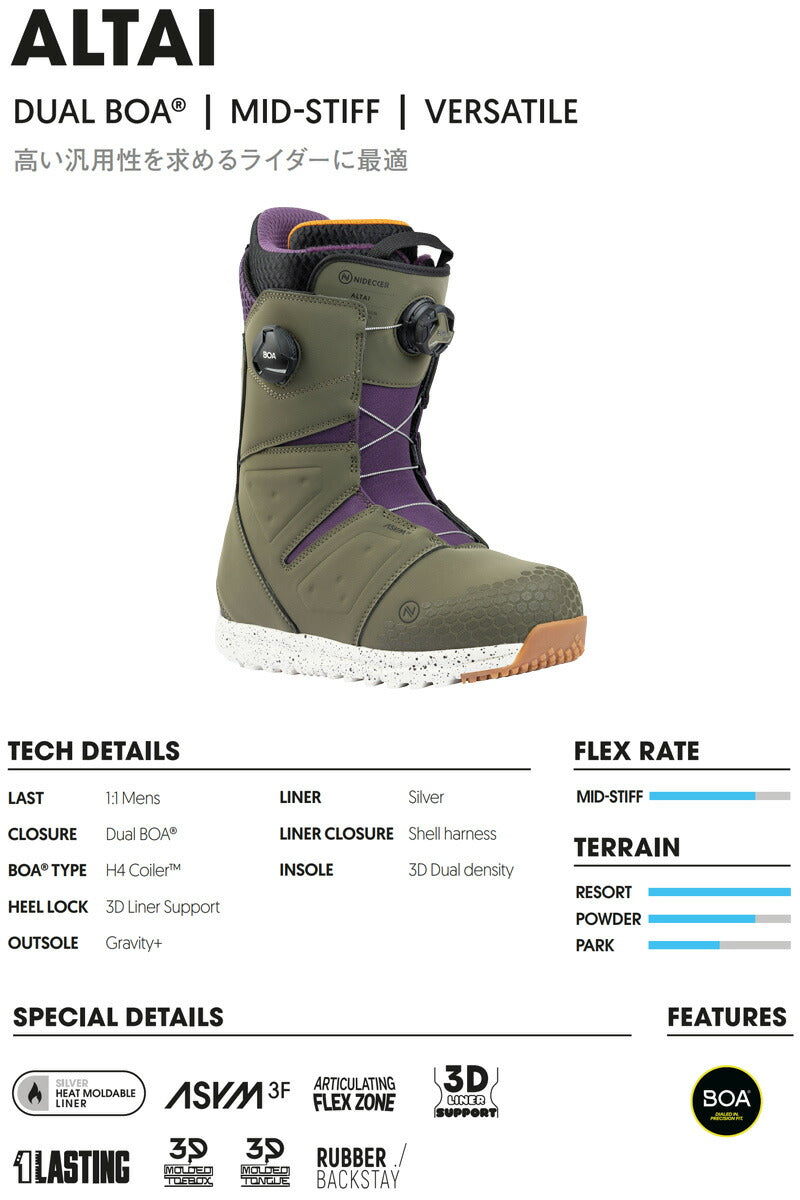 2025 ナイデッカー ALTAI アルタイ Black 28cm 2025 ナイデッカー