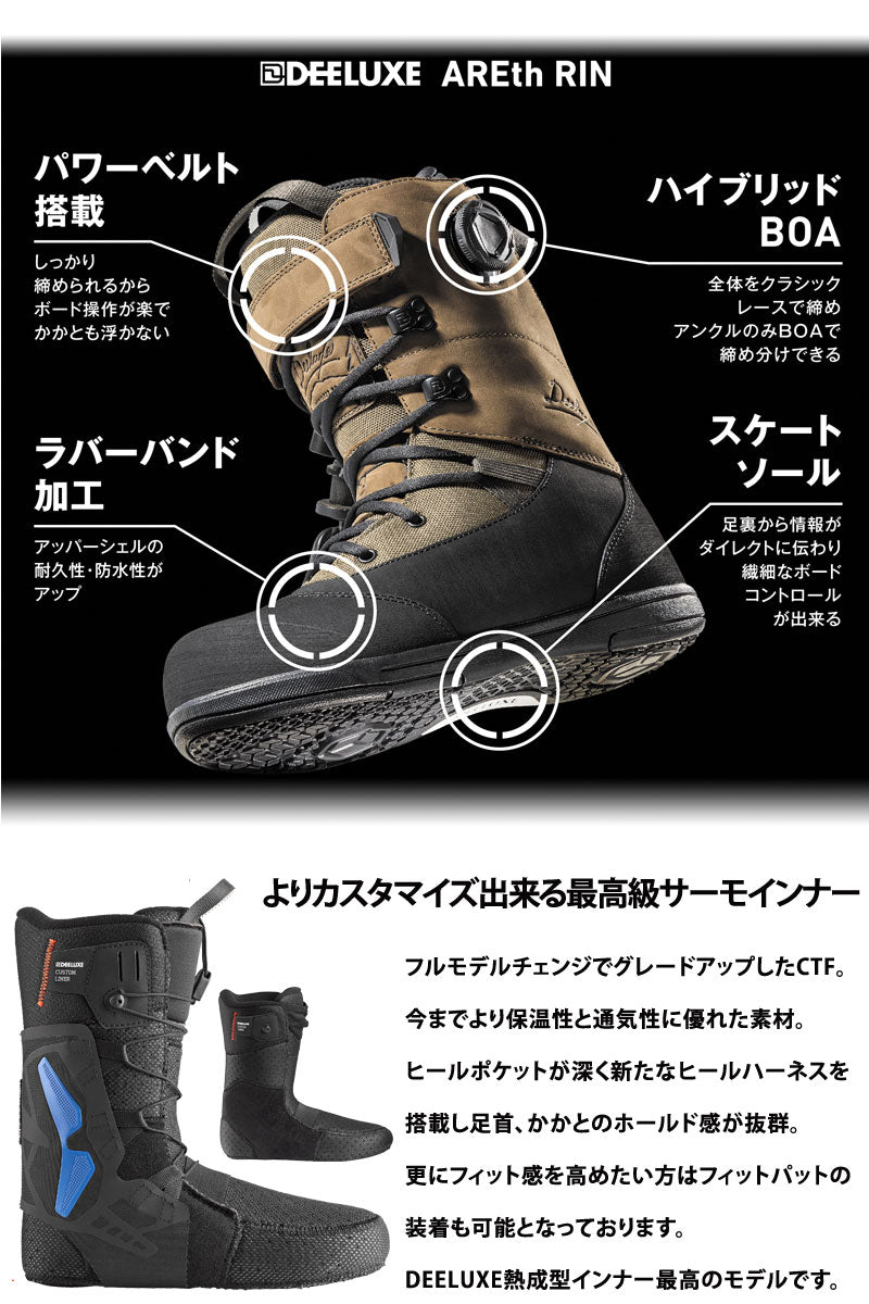 DEELUXE ARETH RIN アースリン S4インナー　25.5㌢ DEELUXE ARETH RIN アースリン S4インナー 25.5㌢ ARETH RIN 2023/24